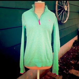 RARE Vineyard Vines 1/4 Zip Sweater Size Medium